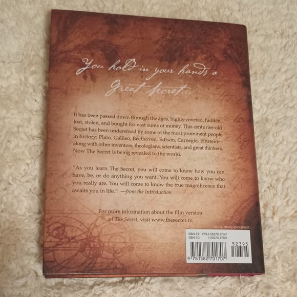 New ~ "The Secret" Hardcover Book by Rhonda Byrne - Picture 2 of 3